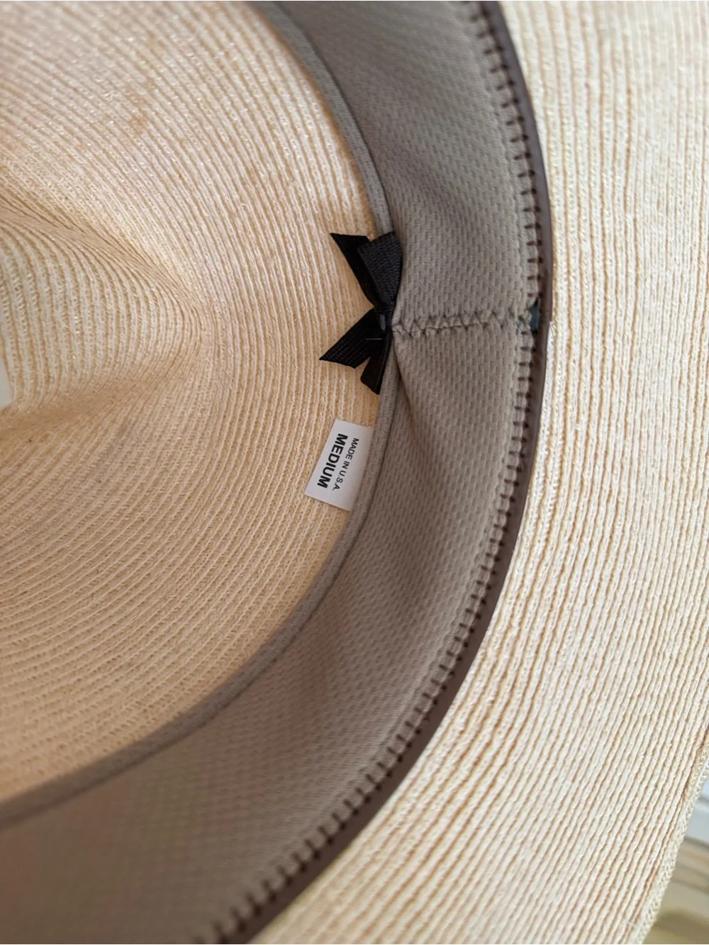 Classic Straw Fedora Hat with Brown Band - Neutral - STETSON